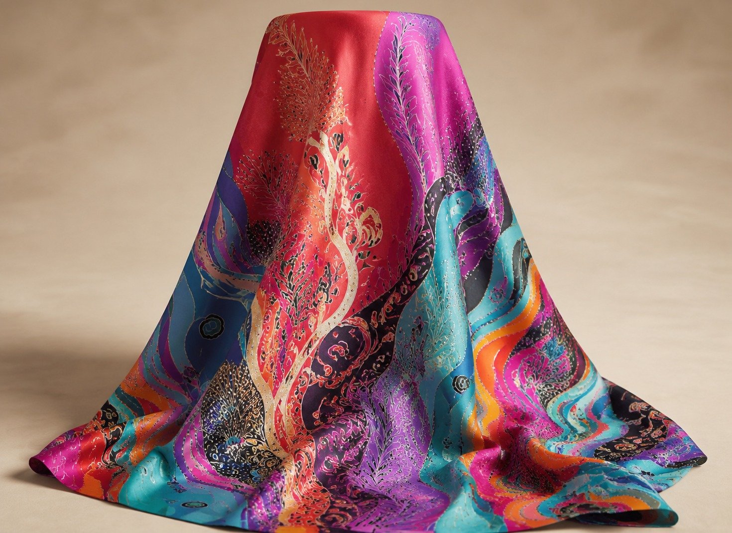 Cosmic Silk fabric collection